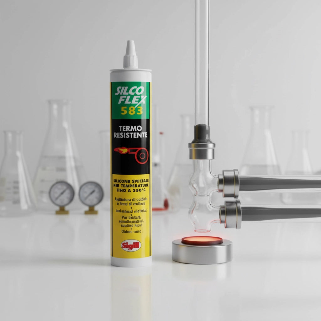 Silcoflex 583 sigillante nero resistente al calore 300 ml