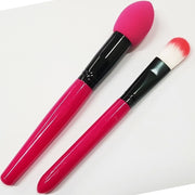 Trade Shop - Set 2 Pennelli Applicatore A Spugna Lattice + Piatto Fondotinta Correttore Make Up -