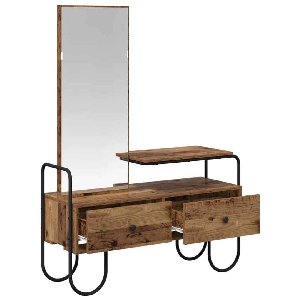 Tavolo da Trucco con cassetto Legno antico Legno ingegnerizzato 8007687