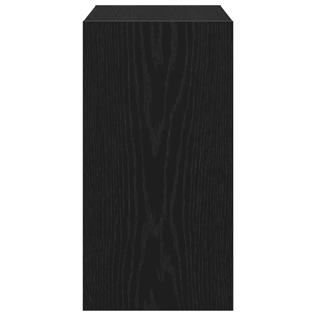 Tavolo laterale Rovere Nero 50 x 26 x 50 cm Legno multistrato 862621
