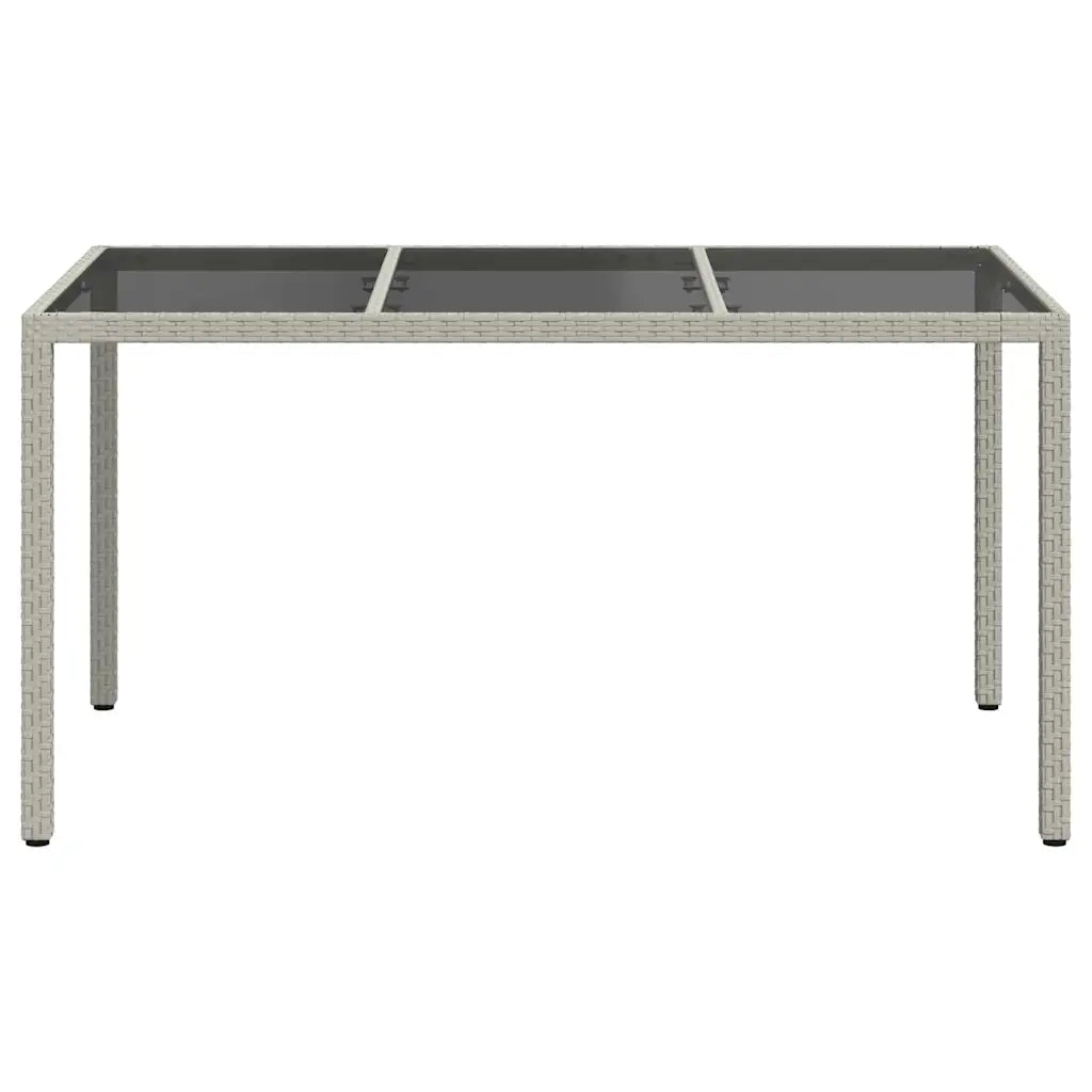 Tavolo da Giardino | Tavolino da esterno Bianco 150 x 90 x 75 cm polyrattan