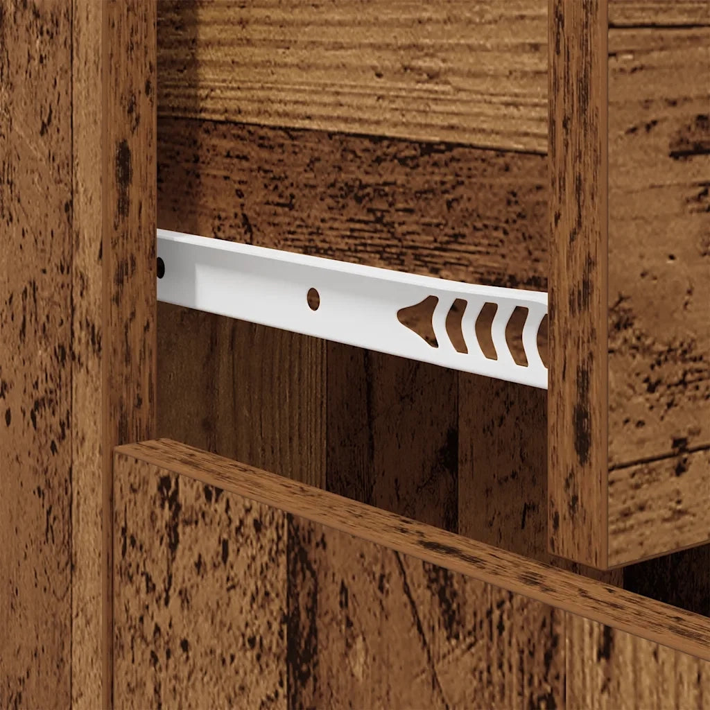 Credenza | Madia | Buffet da pranzo | Armadio da pranzo Legno Antico 60x30x75 cm in Legno Multistrato