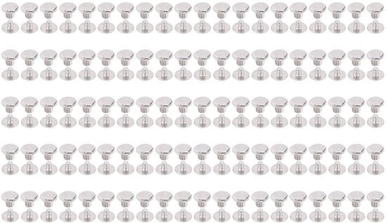 Set di viti e chiodi in acciaio inossidabile da 100 pezzi - set di fissaggio - riparazioni - DIY - resistente all'usura