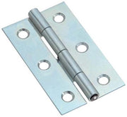 CERNIERA STRETTA 323 VALTOCE - ACCIAIO ZINCATO PERNO FISSO MM  90X50X1,2- 24 pezzi