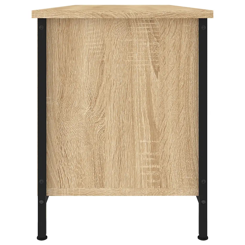 vidaXL Mobile Porta TV Rovere Sonoma 102x35x45 cm in Legno Multistrato