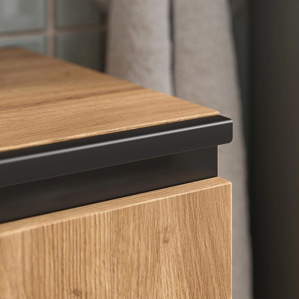 Mobile sottolavabo per bagno Torren, Artigiano, 60 x 58 cm con 2 porte