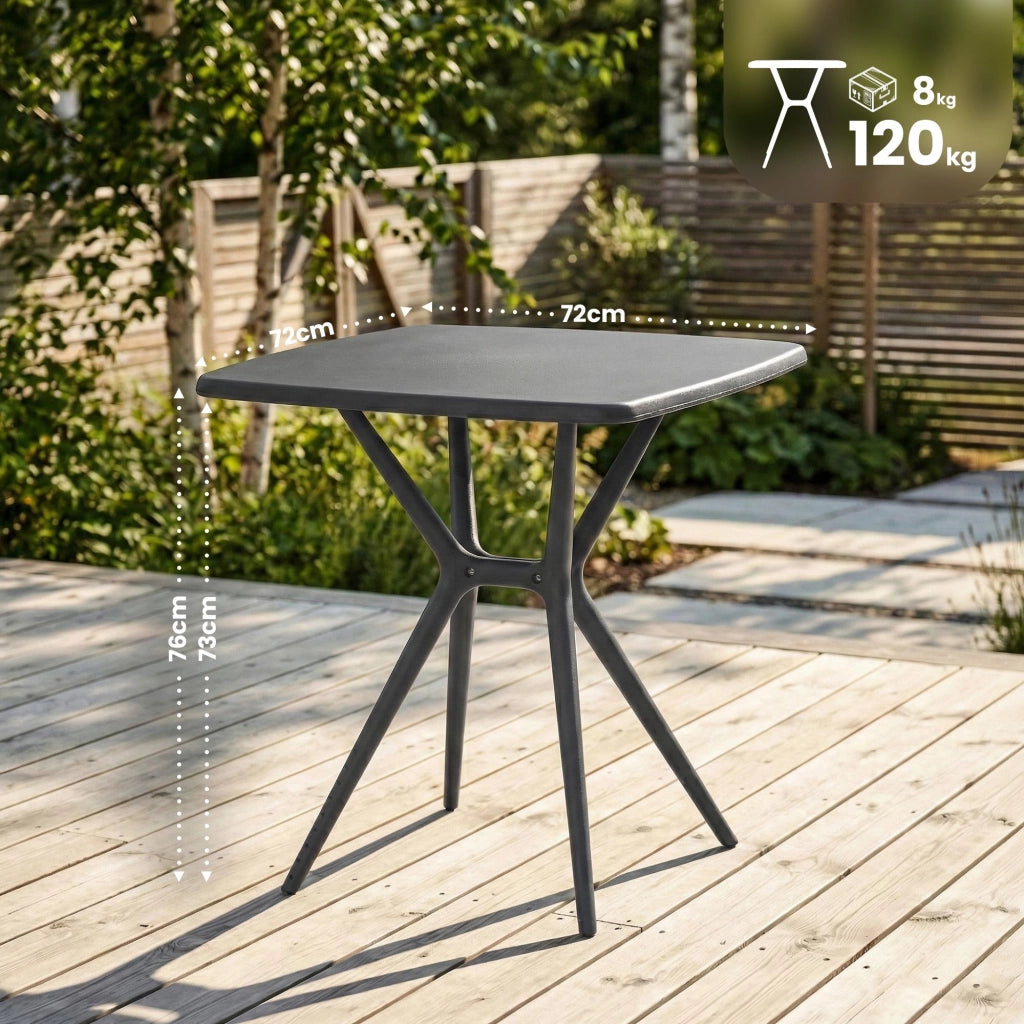 Tavolo Becky quadrato 72 x 72 cm 3