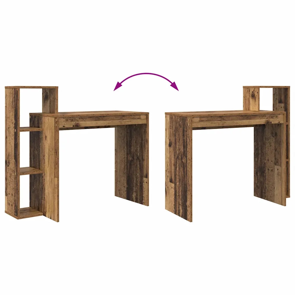 Scrivania | Tavolo da Ufficio Legno vecchio 100 x 40 x 90 cm Legno multistrato