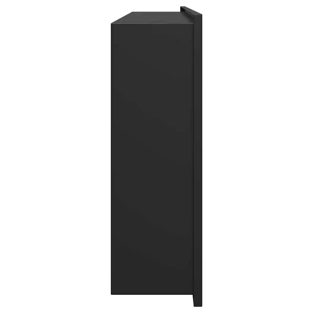Nicchia per doccia Nero 75 x 30 x 9,5 cm Acciaio inossidabile CFW9008540