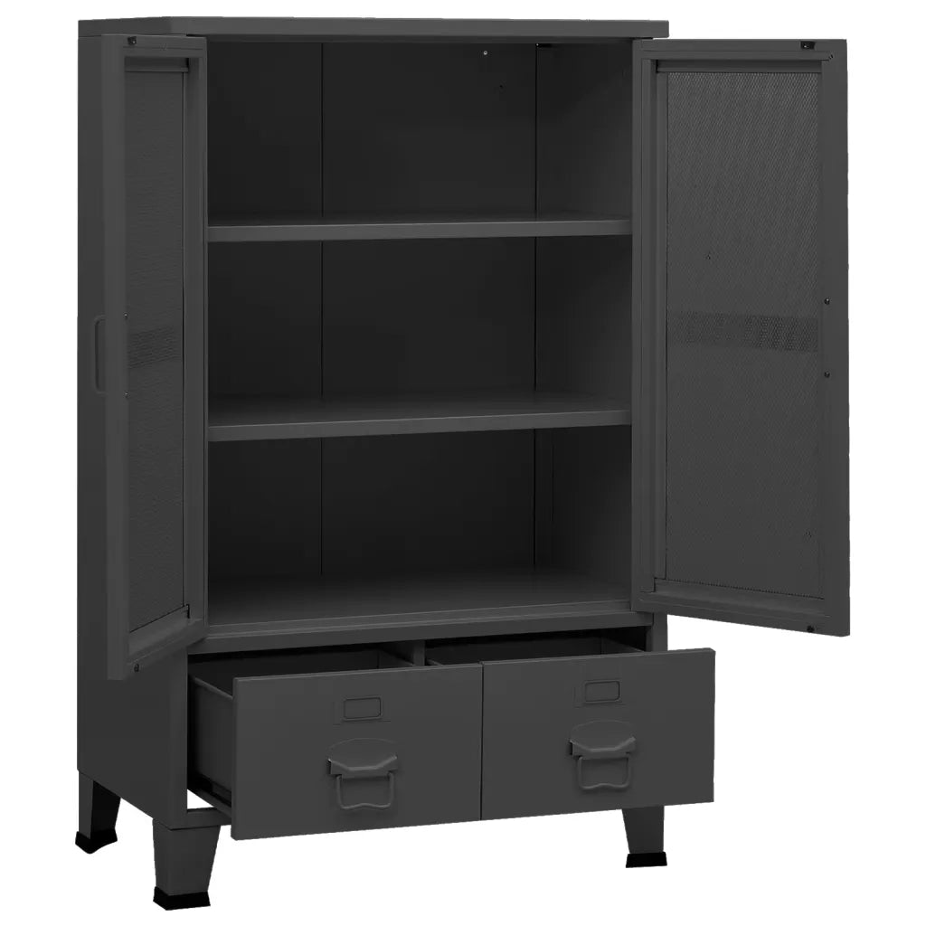 Classificatore Industriale Antracite 70x40x115 cm in Metallo 339623
