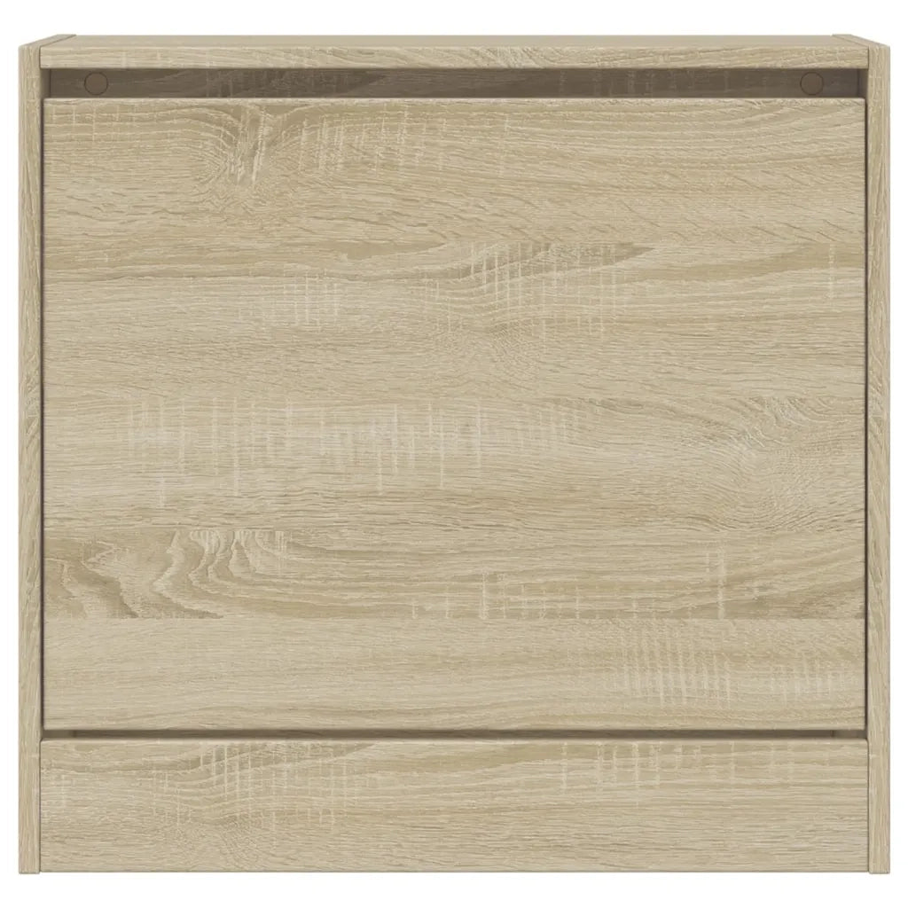 Scarpiera-Scaffale per scarpe Rovere Sonoma 60x21x57 cm in Legno Multistrato