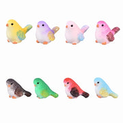 Set di 8 moderne sculture di uccelli per decorazione d'interni