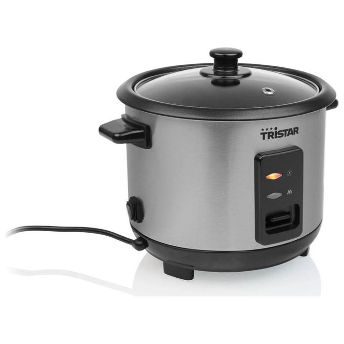 Tristar, Cuociriso, 1 L, 400 W, Nero e Argento, RK-6146