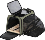 Portatile per animali domestici - trasportino per cani extra grande con cuscino lavabile - schienale regolabile - per cani piccoli e gatti