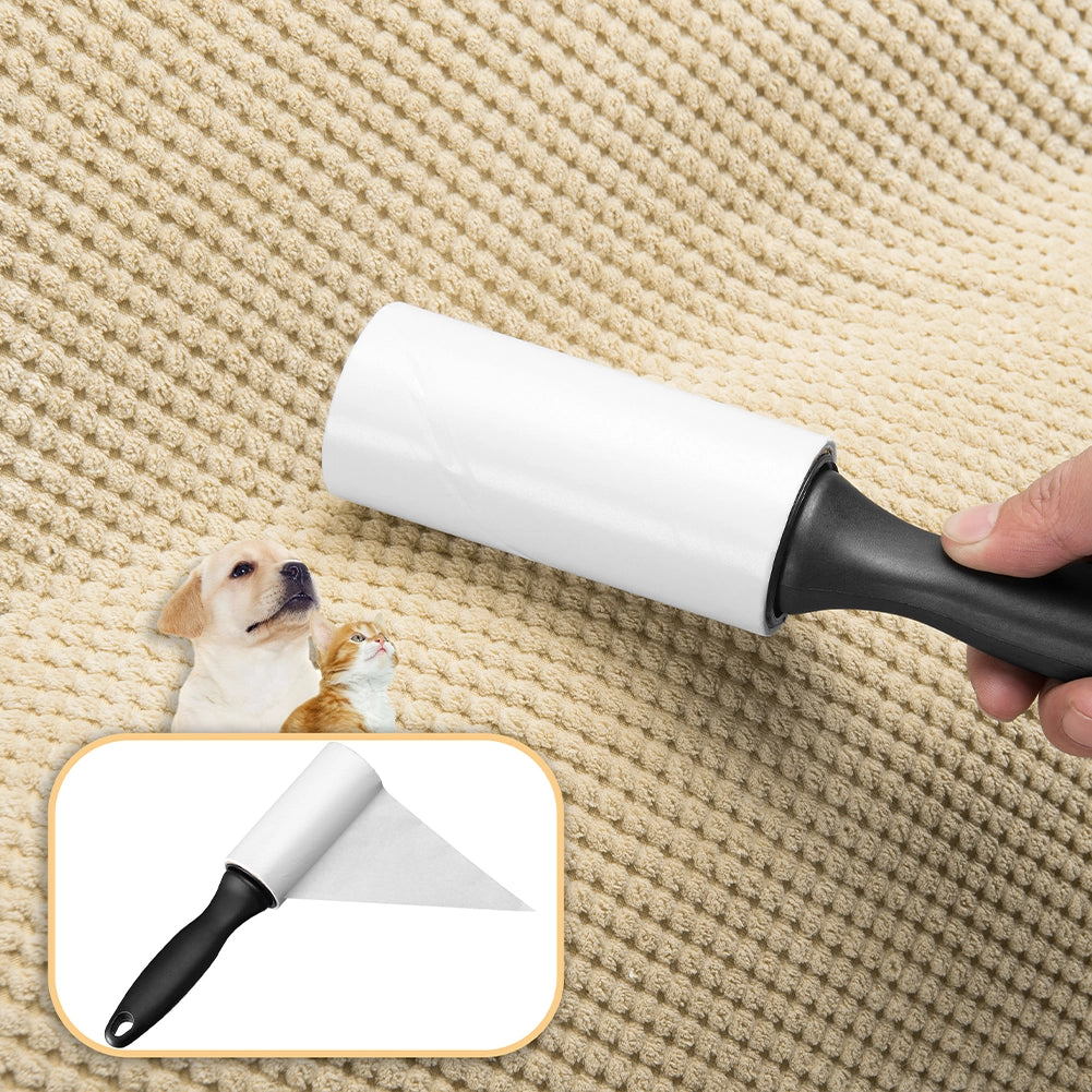 Scala per Animali Domestici Beige 3 Scalini per Gatti e Cani Rullo Rimuovi Peli