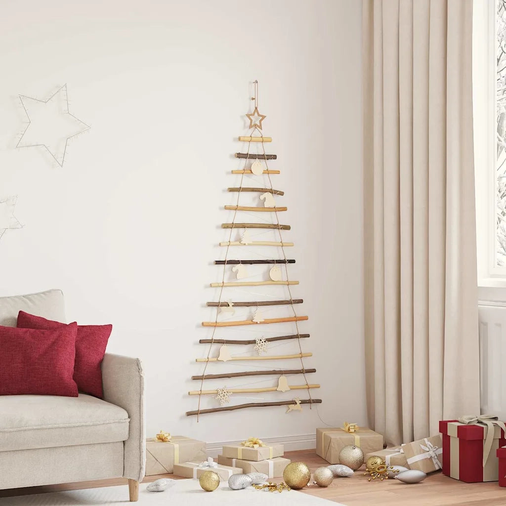 Albero di Natale Naturale 150 cm legno massiccio di frassino