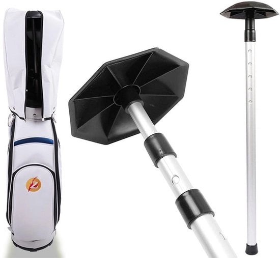 Supporto per Tasca da Golf Riscaldabile - Sostegno in Alluminio - Leggero - Sostenibile - Protettivo - Estendibile fino a 53" - Tasca da Golf