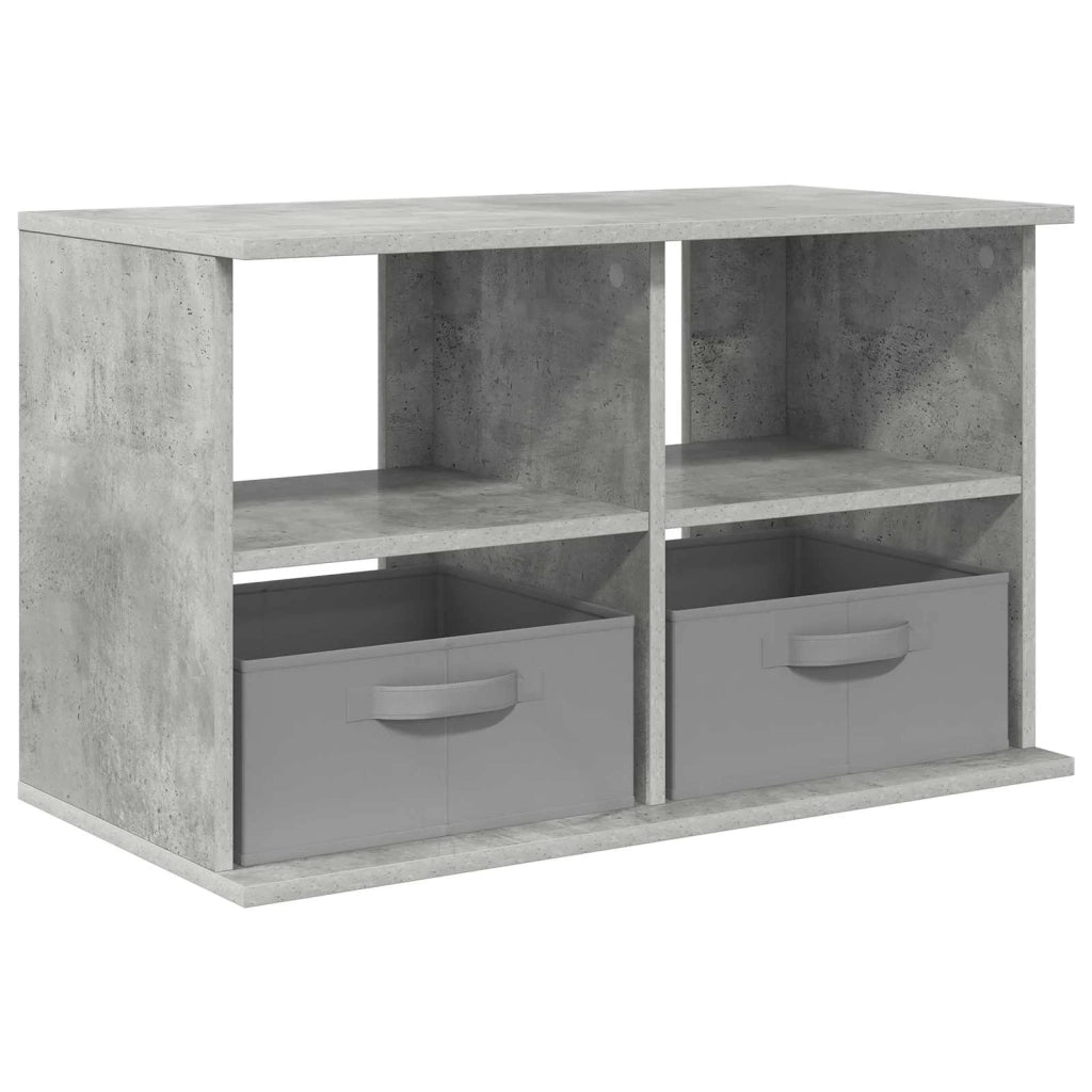 Supporto TV con cassetto Grigio cemento 79 x 40 x 48 cm 8000463