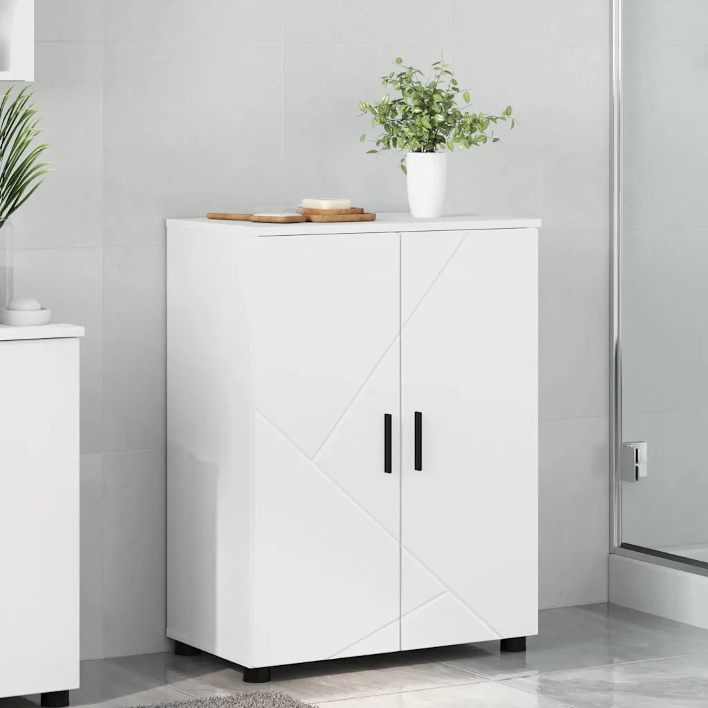 Mobile da Bagno con archiviazione Bianco 60 x 35 x 80 cm 883304