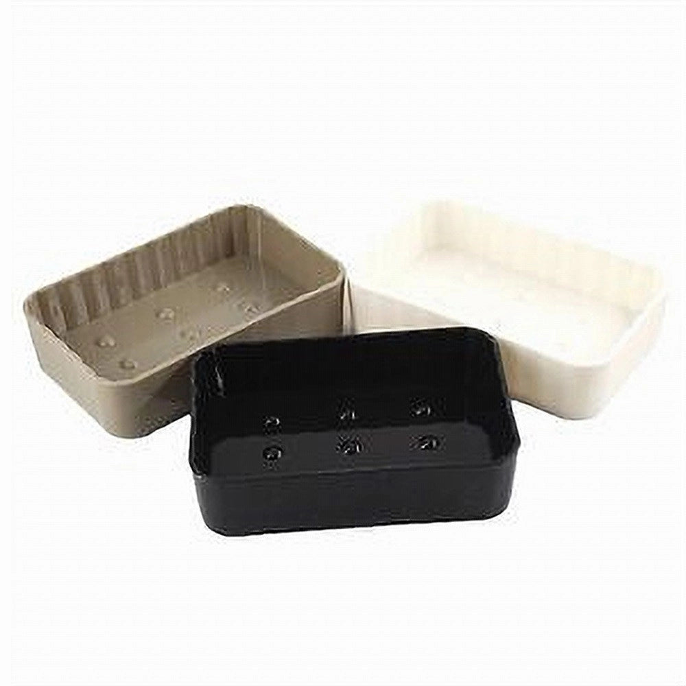 Trade Shop - Porta Sapone Saponetta Accessorio Arredo Bagno Rettangolare Effetto Rigato 52383 -
