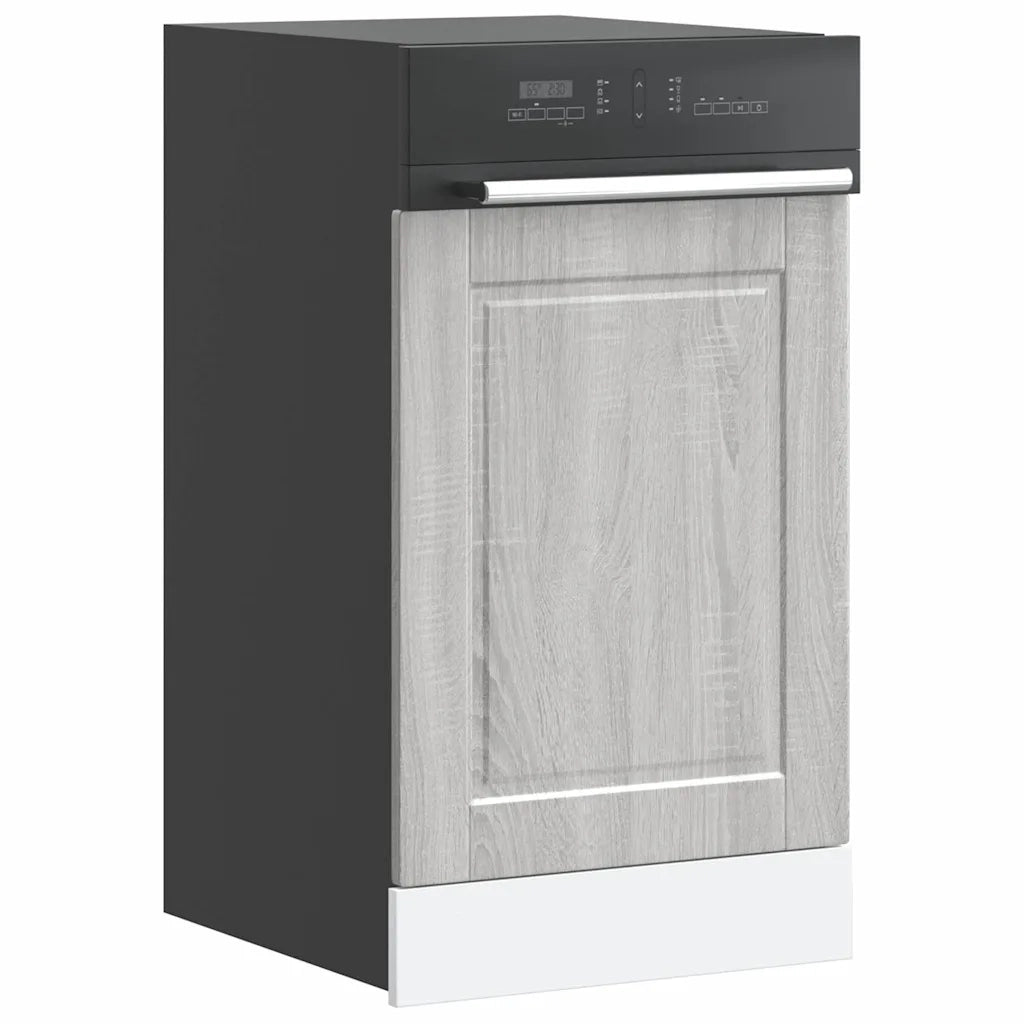 Pannello Lavastoviglie Porto Grigio Sonoma 45x1,5x67 cm