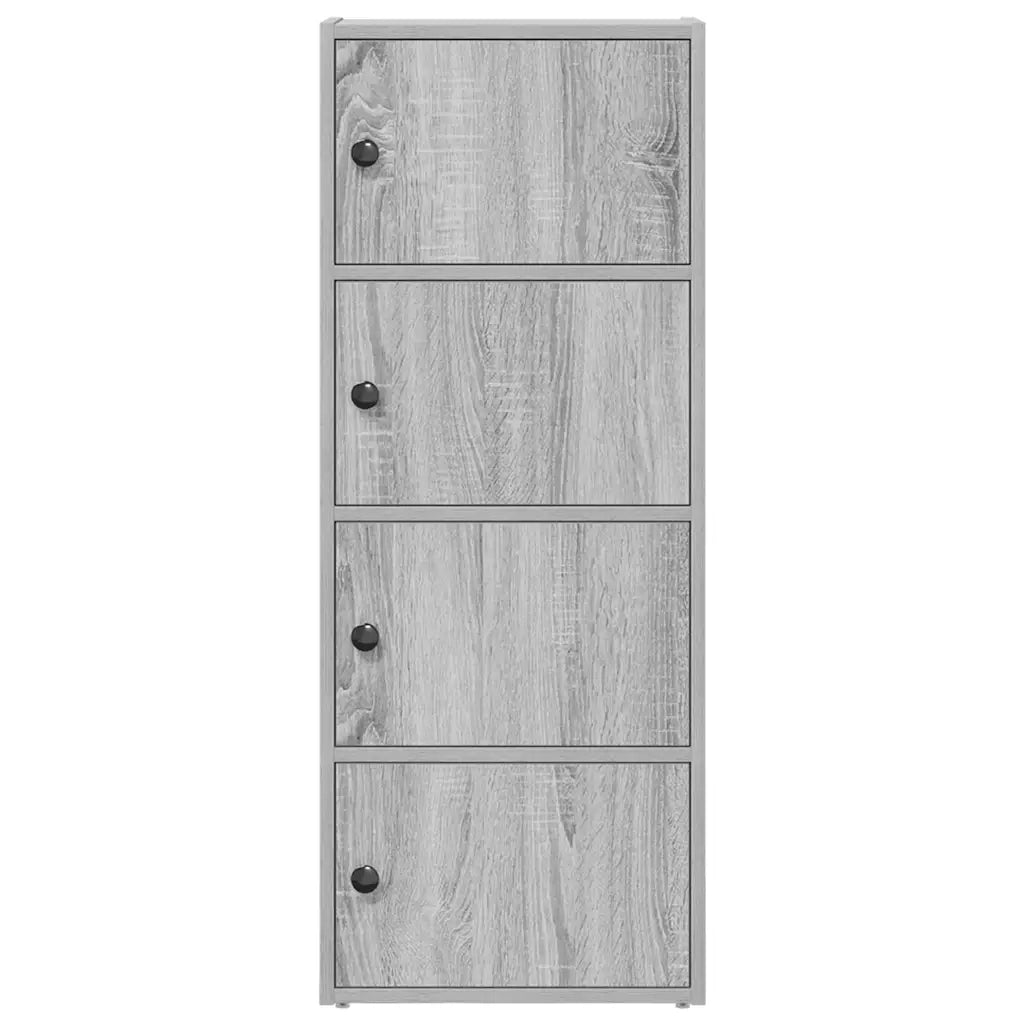 Libreria Grigio Sonoma 40x24x102 cm in Legno Multistrato 860378