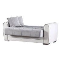 Aloe, Divano Letto con Penisola Contenitore, 84x163 cm Nero