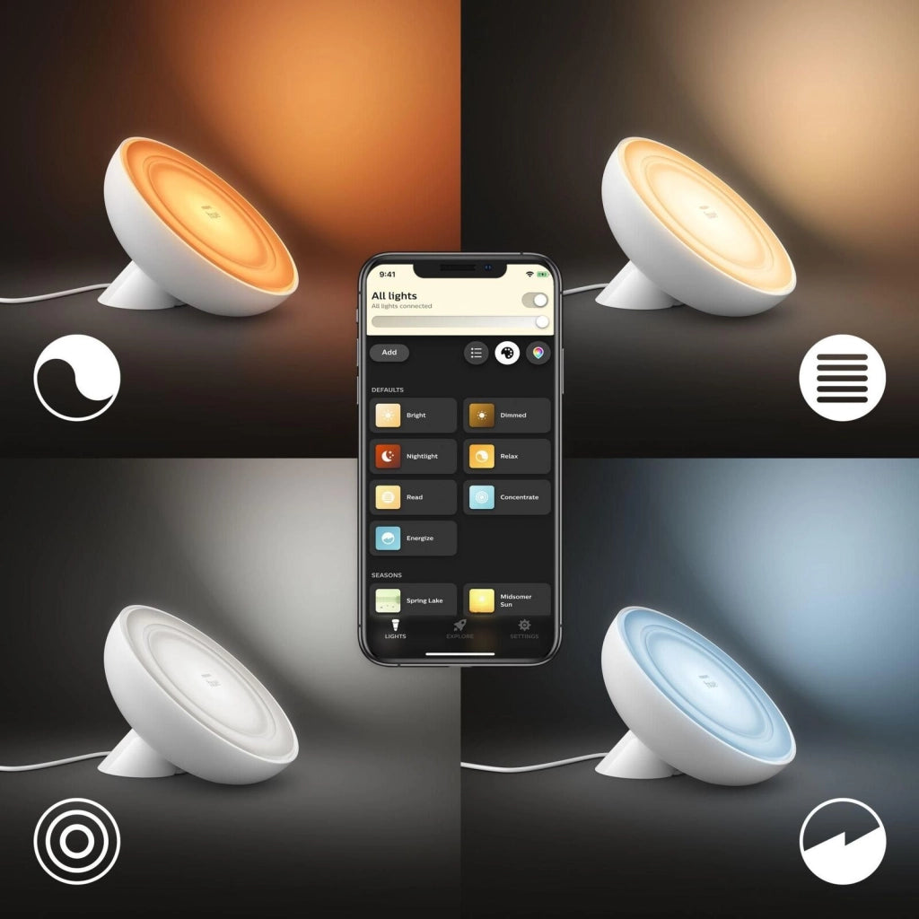 Philips Hue White and Color ambiance Lampada da tavolo Bloom