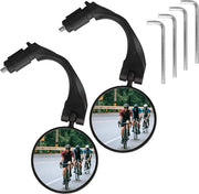 Specchio per bicicletta - Specchio per bicicletta montato sul manubrio - Qualità premium - Duraturo