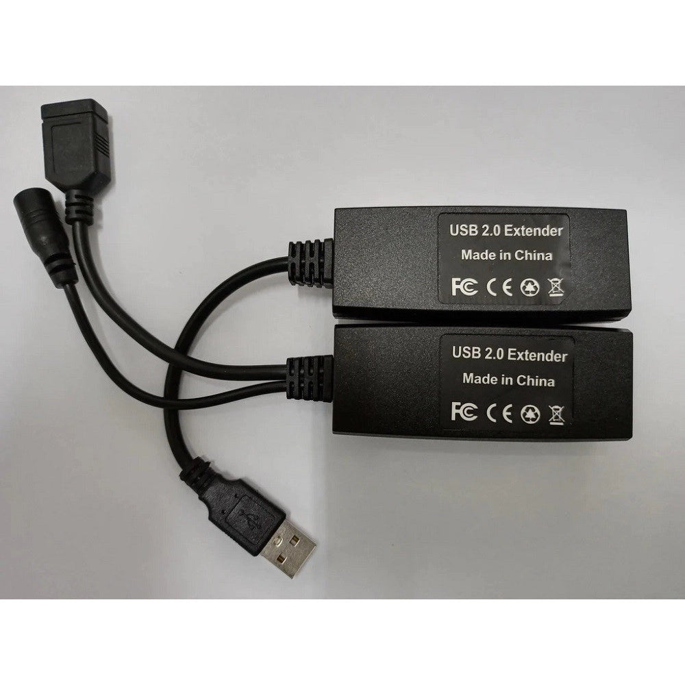 Trade Shop - Usb 2.0 Extender Rj45 2 Posizioni Estensione Fino A 100m Velocità 480mbps Q-u102 -