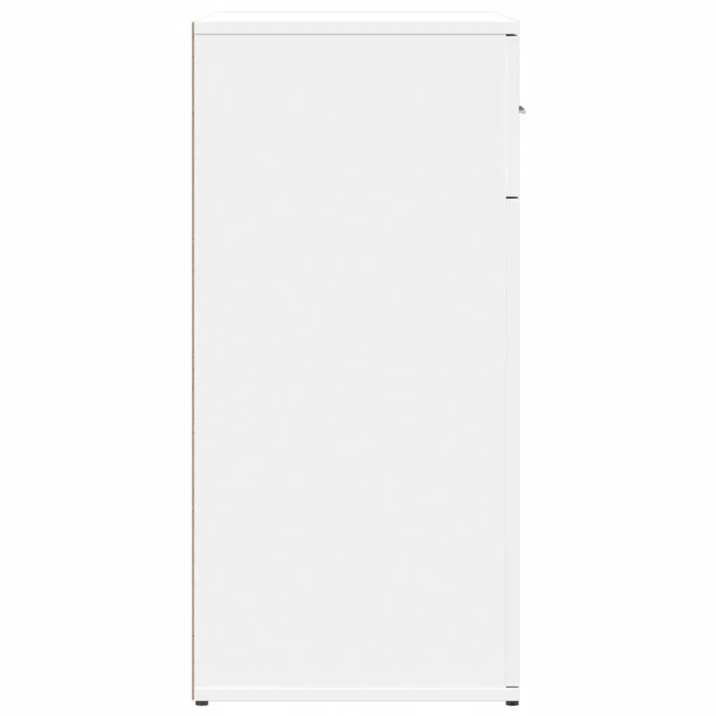 Credenza Bianca 79x38x80 cm in Legno Multistrato 840520
