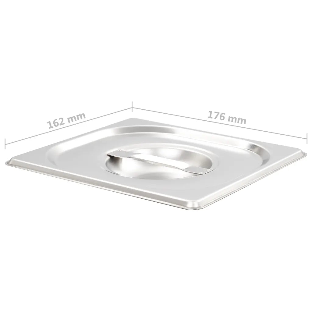 Coperchi per Teglie GN 1/6 8 pz in Acciaio Inox 50910