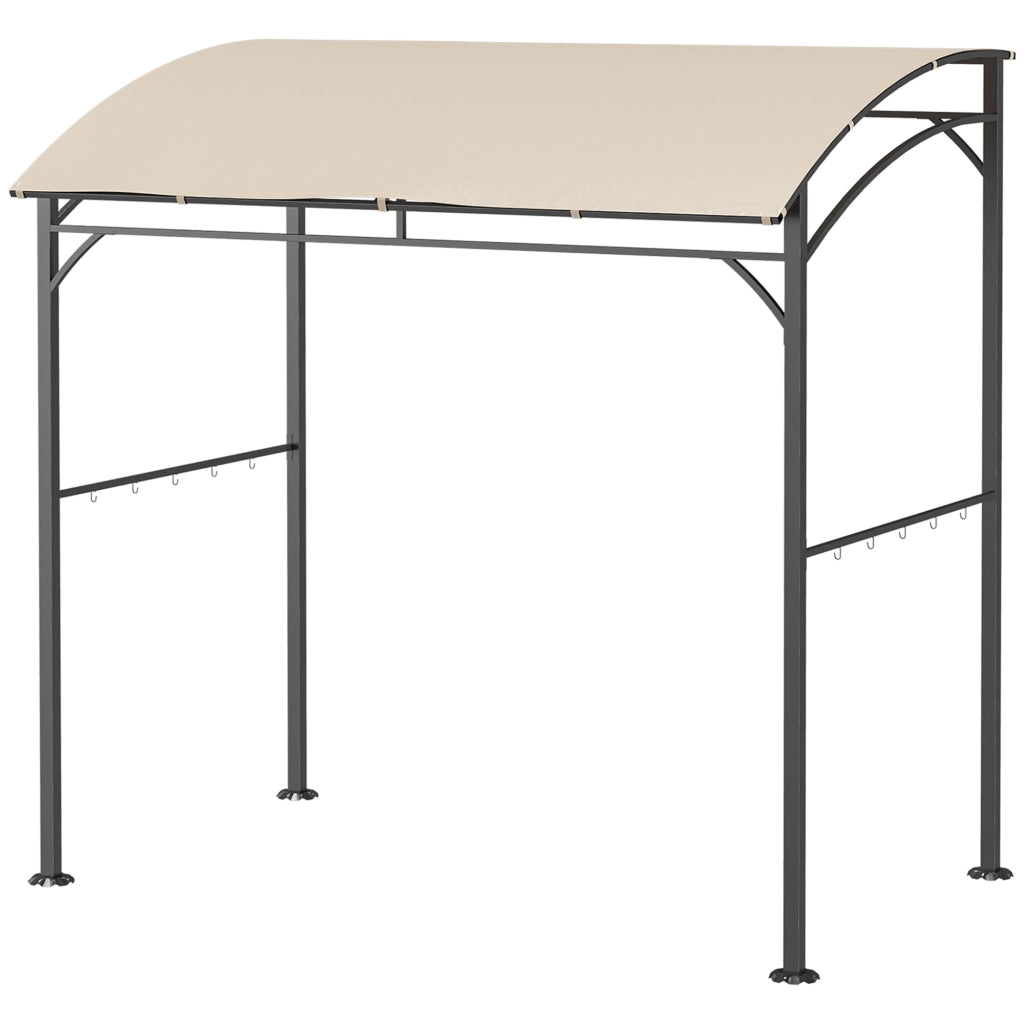 Tonnelle per barbecue ¨C zephmum ¨C 215x150x220 cm metallo beige