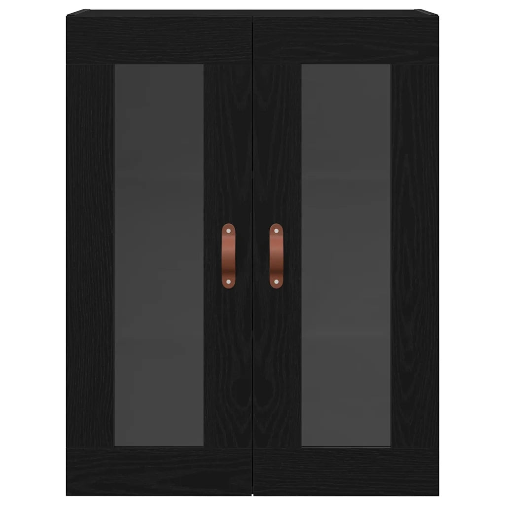 Armadietto a muro Rovere Nero 69,5 x 34 x 90 cm 862161