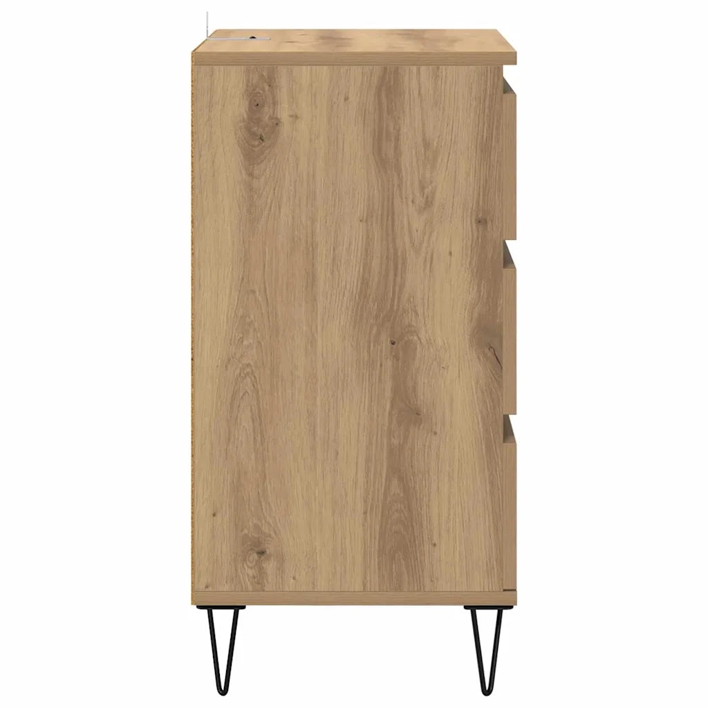 Credenza con Cassetto-Buffet-Armadio da cucina Rovere artigianale 40 x 35 x 70 cm 122391