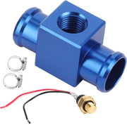 Kit di Regolazione Temperatura per Radiatori Adattatore Slango Radiatori Liquido di Raffreddamento Ventilatore Sensore di Temperatura per Motocicletta ATV Off Road Veicolo (Blu) Termostato