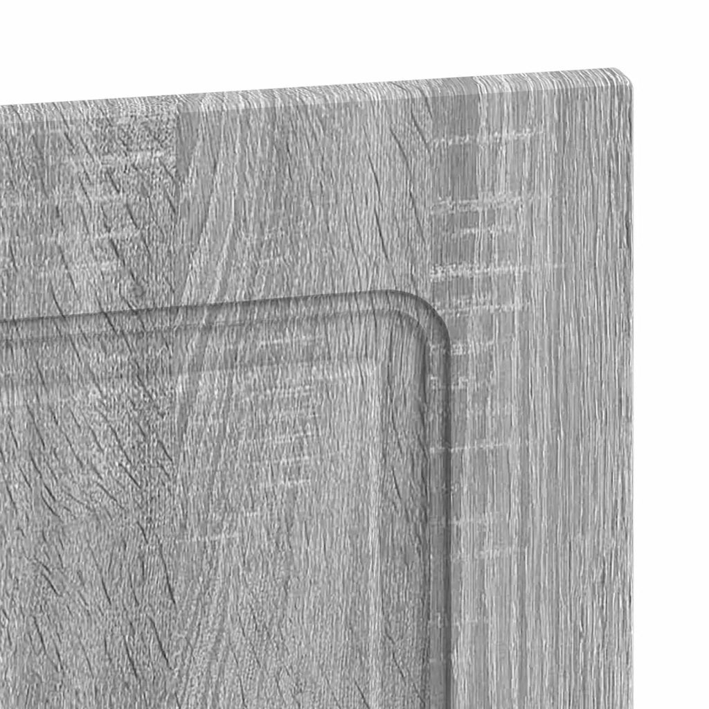 Testiera da Muro UTRECHT Sonoma grigio Legno ingegnerizzato 897821