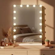 Specchio per trucco con luci Murrieta bianco