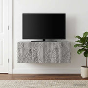 Mobile Porta TV da Muro 98 x 31 cm Sonoma grigio 898901