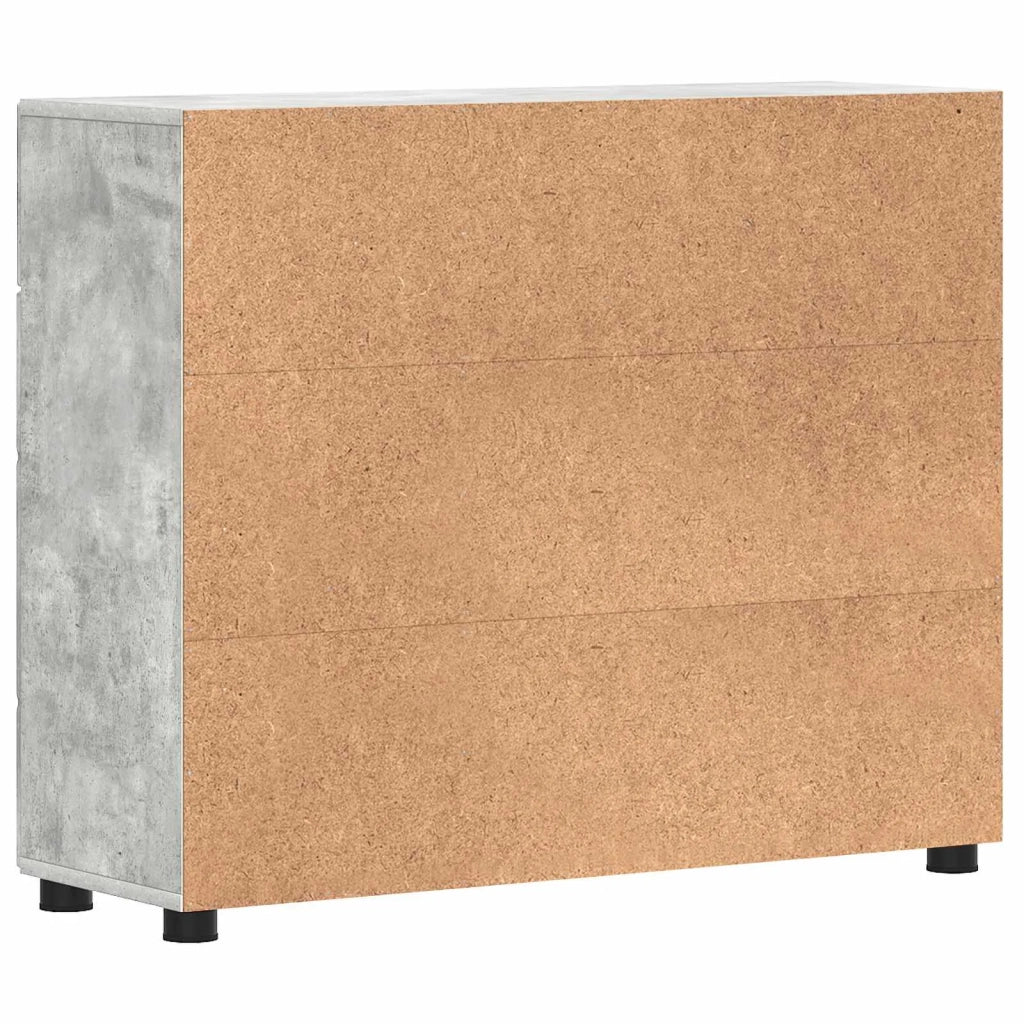 Armadio in Legno Grigio cemento 88,5 x 30,5 x 73 cm 880284
