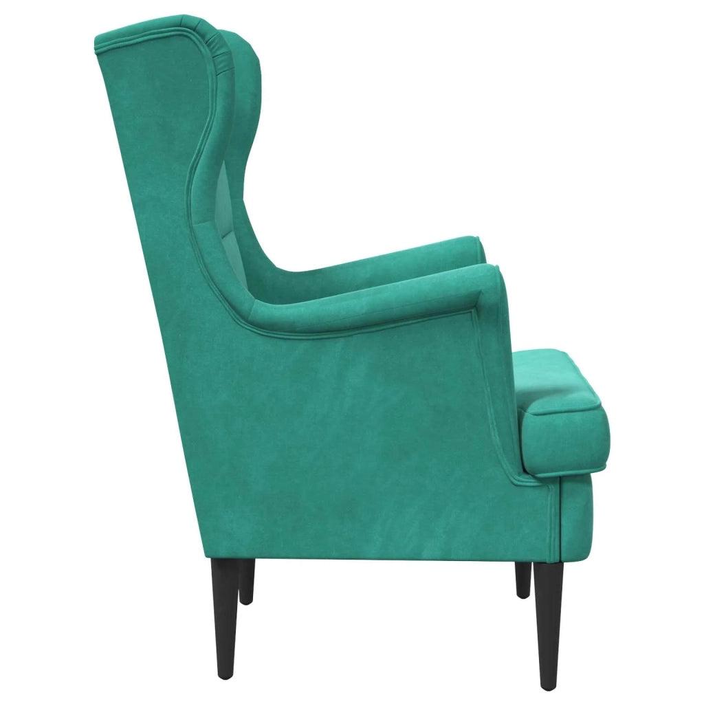Poltrona | Sedia Relax Turchese Velluto