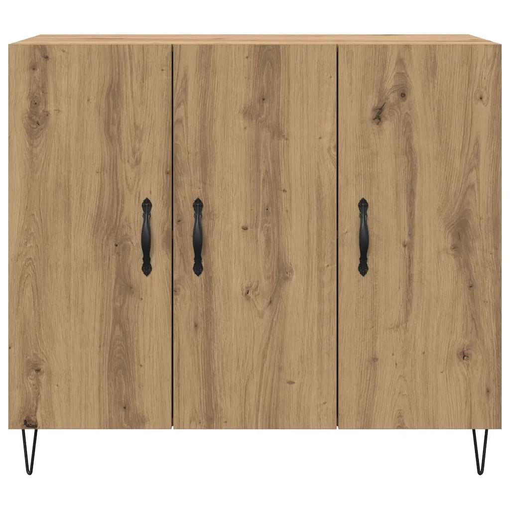 Credenza-Buffet-Armadio da cucina Rovere artigianale 90 x 32,5 x 80 cm Legno multistrato
