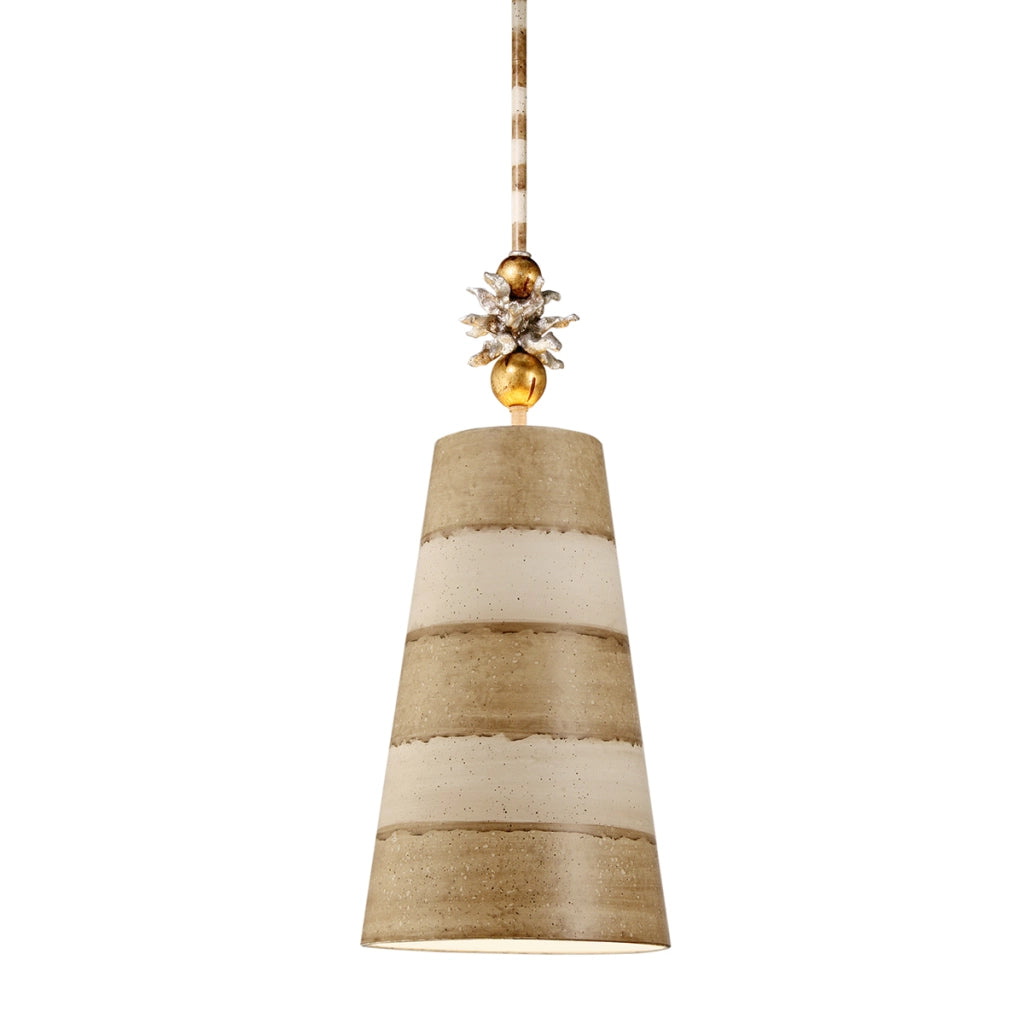 Lampada a sospensione Flambeau Anemome E27 60W bronzo