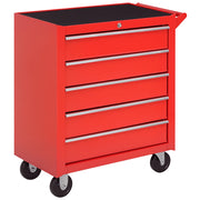 Armadio scorrevole per garage ¨C Zephmum ¨C Rosso, acciaio, 69x33x75 cm