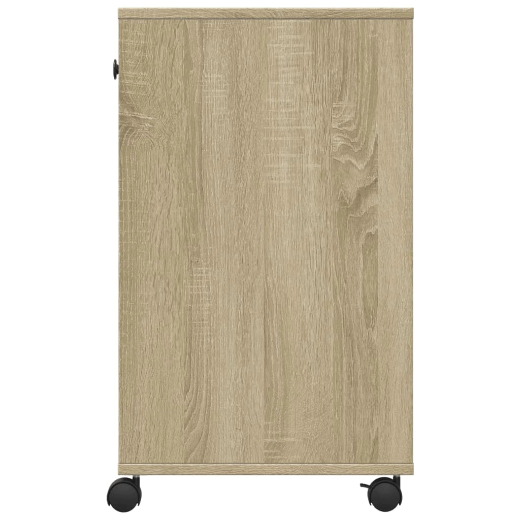 Supporto per stampante scrivania/ufficio con ruote rovere Sonoma 60 x 40 x 68,5 cm marrone 02_0044770