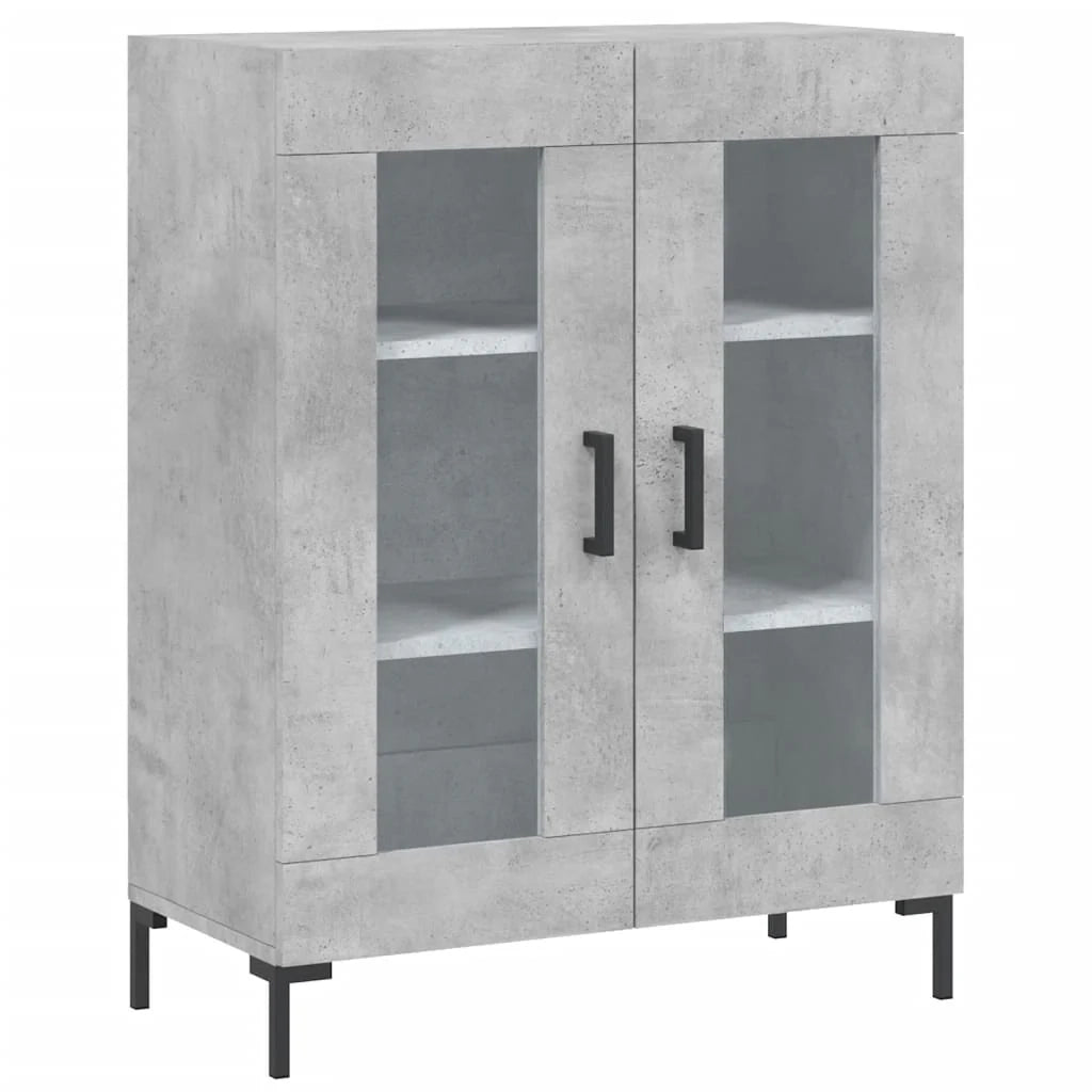 Buffet credenza cassettiera mobiletto mobile contenitore organizer per cucina soggiorno salotto 69,5 x 34 x 90 cm legno ingegnerizzato grigio 02_0032075