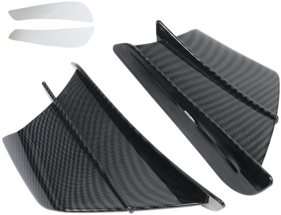 Veloce Vettura Aerodinamica - Ala Modulare Progettata - Materiale ABS Duraturo - Migliorata Esperienza di Guida - Adattamento Universale - Ala di Motocicletta in Fibra di Carbonio - Progettata per Migliorare la Dinamica Aerodinamica