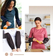 Moufle impermeabile per braccio - Copertura per braccio impermeabile - Manica di riciclaggio - Accessori per pulizia in pelle - Abbigliamento per lavoro femminile - Cucina - Pittura - Lavaggio di piatti - Topiaria.
