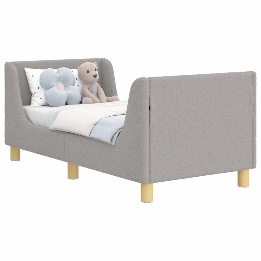 Struttura letto per bambini con testata Grigio chiaro