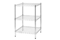 Scaffale 3 Ripiani 60x60x90 cm in Metallo Cromato Tosini